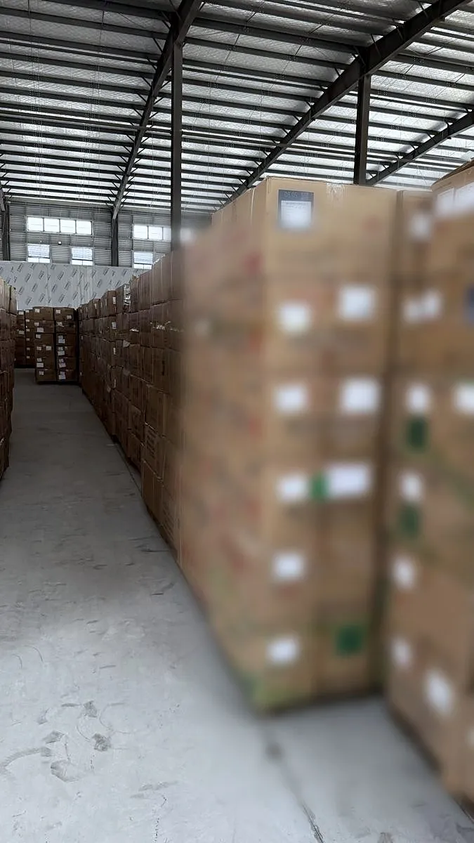 Finished-goods warehouse